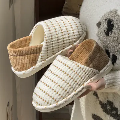 Cotton Moon Slippers Autumn Winter Soft Bottom Pregnant Women