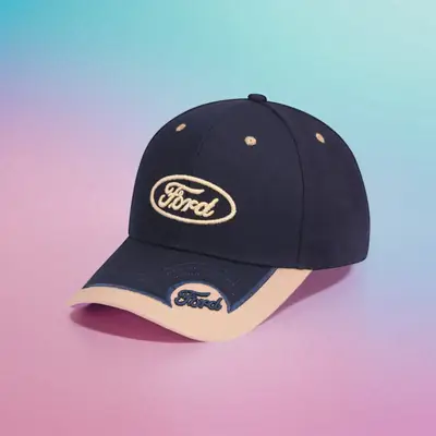 European and American retro embroidered car logo baseball cap curved eaves F1 racing cap Amazon foreign trade hat wholesale cap