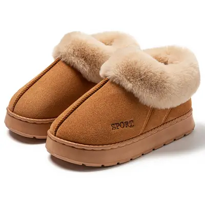 Thick Wool Snow Boots for Men Women Indoor Outdoor