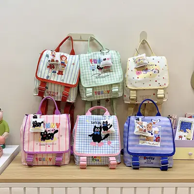 Children's Cartoon Backpack Large Capacity Shoulder Bag