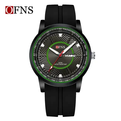 O'Fani Men's Black Waterproof Crossbody Watch