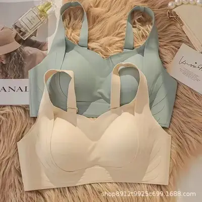 3D Angel Wings Bra Muscle Jelly Traceless Underwear Women