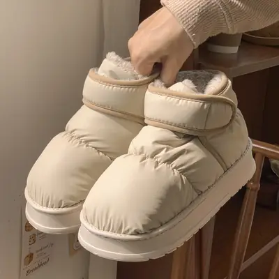 Women Winter Velvet Snow Boots with Fleece Lining