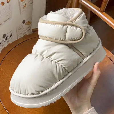 Winter Waterproof Down Slippers for Men