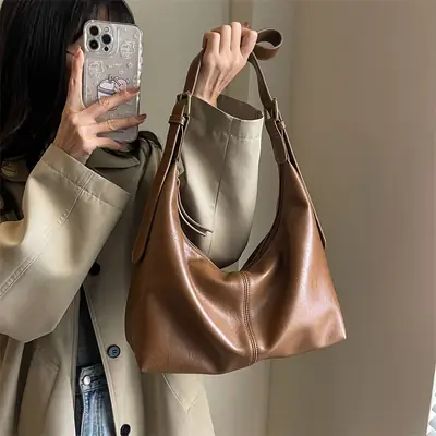 Women's Cream Crossbody Bag Large Capacity 2023