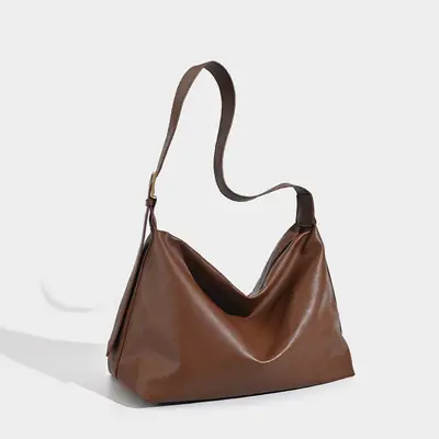 Large Brown Korean Style Shoulder Bag 2025