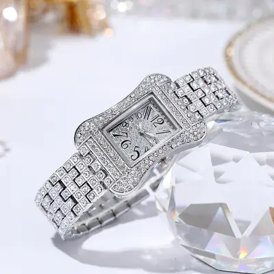 Square Luxury Diamond Watch for Women