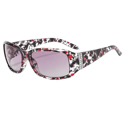 Classic European Sunglasses with Diamonds for Women