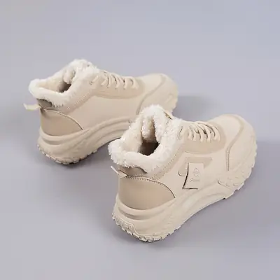 Women's 2025 Winter Velvet Warm High-Top Shoes