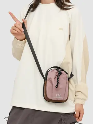 Women's Casual Crossbody Phone Bag Brown Beige