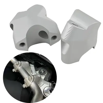 450MT Motorcycle Handlebar Heightening Kit Silver