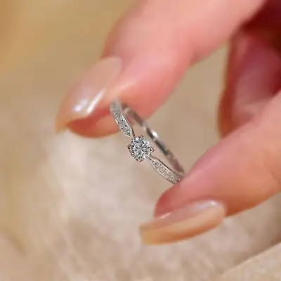 Luxury Moissanite Ring for Women Wedding Gift