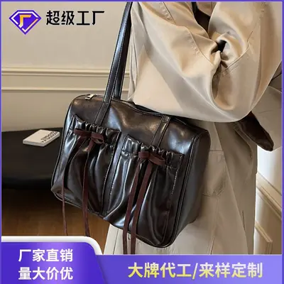 Women Retro Underarm Bag 2026 New Autumn Large Capacity