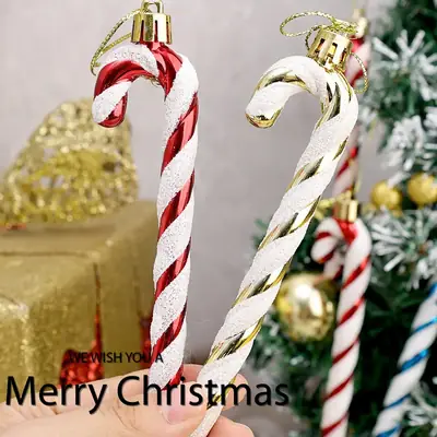 Christmas Candy Cribbons 14x13cm Plastic Decor