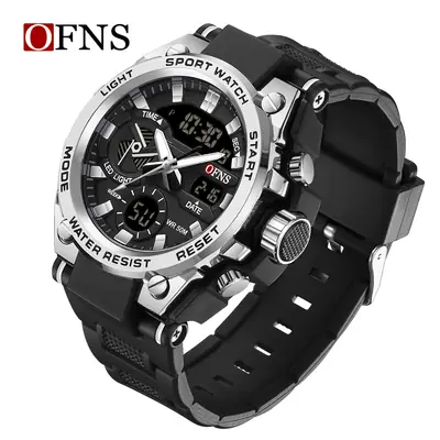 Oufani Sport Watch Black LED Digital Display Water Resistant