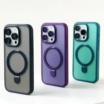Magnetic Phone Case for iPhone 17 with Lens Film Protection