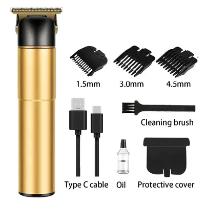 Metal Body Carving Clipper with Oil Head & Quick Charge