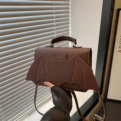 Women's Portable Halloween Shoulder Bag Tan 2024