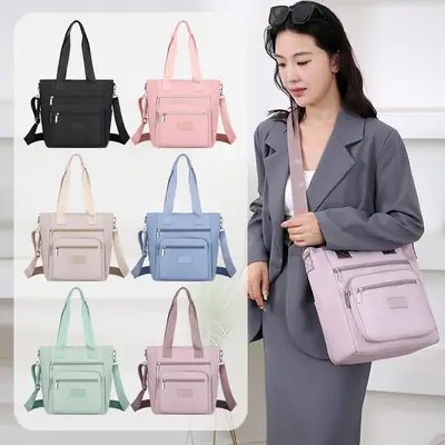Women's 2024 New Oxford Cloth Shoulder Bag Large Capacity Multi Function Crossbody