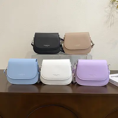 2024 Korean Black Crossbody Shoulder Bag for Women