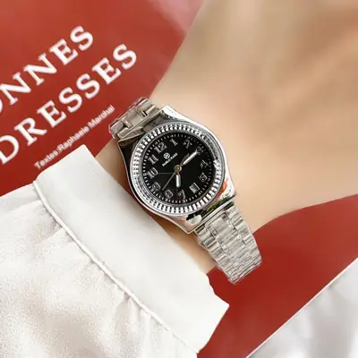 Stainless Steel Butterfly Dial Women's Watch