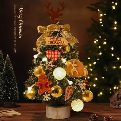 Mini Christmas Tree Decor for Home Office Nordic Style