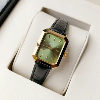 Light Luxury Green Watch for Women Office Gift
