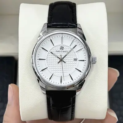 Men's Stainless Steel Belt Watch Waterproof Quartz