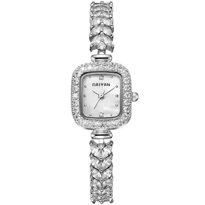Women's Mermaid Dial Watch with Crystal Band