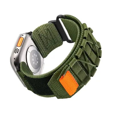 Suitable for Apple iWatch Watch Strap Samsung Universal 20Mm22Mm Nylon Braided Loop Canvas Sports Strap