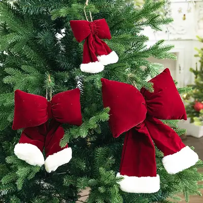 Korean Cross-Border Velvet Christmas Trees 8cm Large