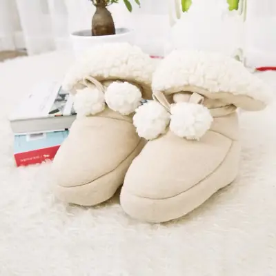Newborn Baby Warm Cotton Boots Winter Lamb Velvet High-top