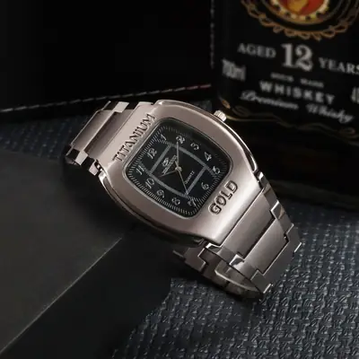 Titanium Men's Watch Gold 2714 Business Casual