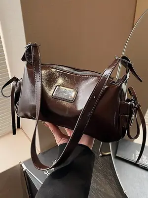 Women Crossbody Bag Black Leather 2026 New Model