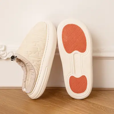Women Cotton Warm Slippers Waterproof Indoor