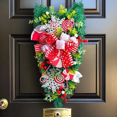 New Christmas Upside-Down Tree Decor 325g