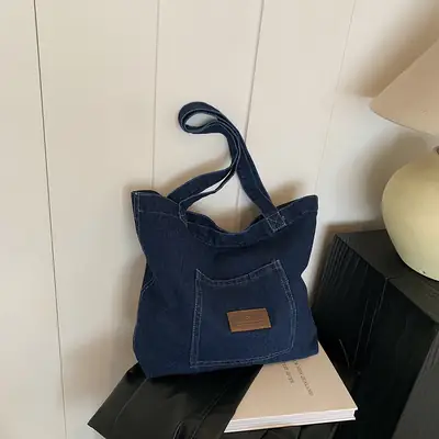 Denim Shoulder Bag Large Capacity Winter New Arrival