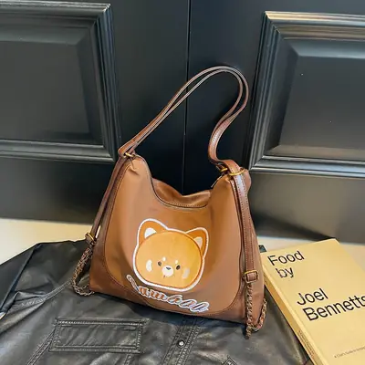 New Fashion Cute Bear Shoulder Bag Female Mori Style