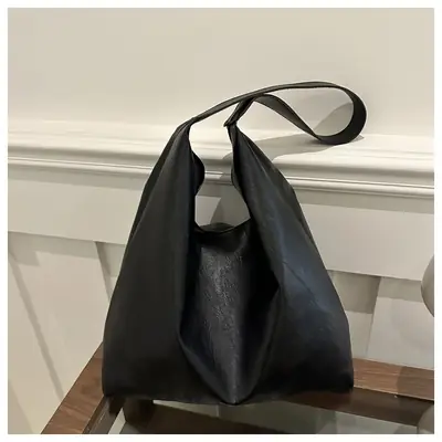 Women Vintage Brown Leather Shoulder Bag 2024