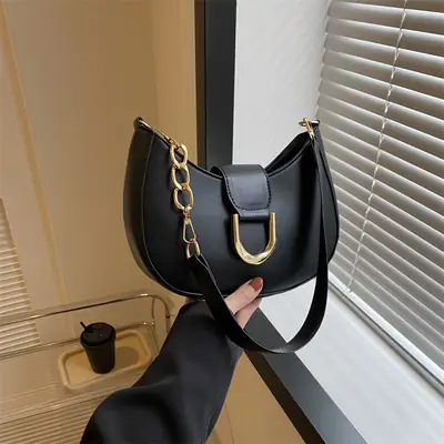 Brown Leather Shoulder Bag for Women 2023