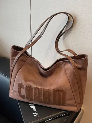 Vintage Tote Bag Women Shoulder Bag 2026 Autumn Winter