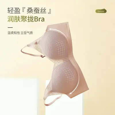 Mulberry Silk Push Up Bra for Women