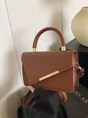 Stylish Vintage Small Bag for Women Tan Shoulder Crossbody