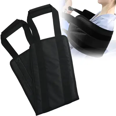 Black Adjustable Belt for Bed-Ridden Turn Over Care