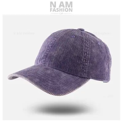 Korean-style Corduroy Cap Olive Green Men