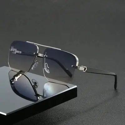 2025 Square Frame Aviator Sunglasses for Men Women