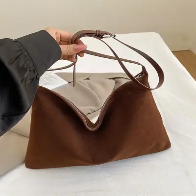Frosted Commuter Shoulder Bag Women Winter New