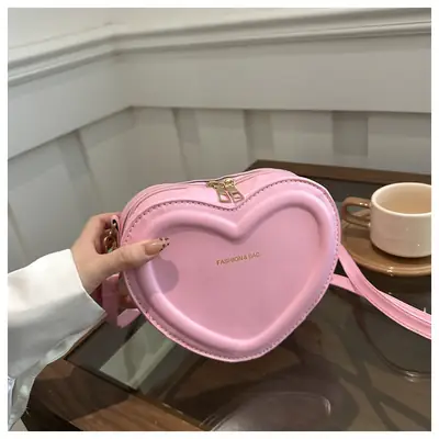 Heart Shaped Green Women's Crossbody Bag