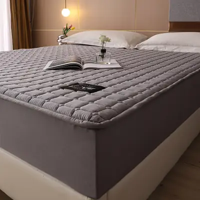 Quilted Bed Cover Single-piece Thickened Bed Sheet Four Seasons Bedspread Mattress Protector Dustproof Bedspread Bed Cover Full Enclosure