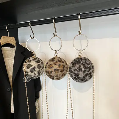 Leopard Print Crossbody Bag Women Winter 2024